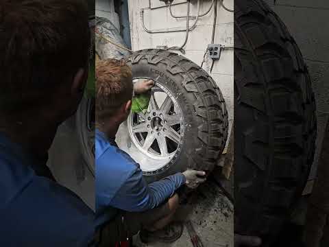Polishing American Force wheels