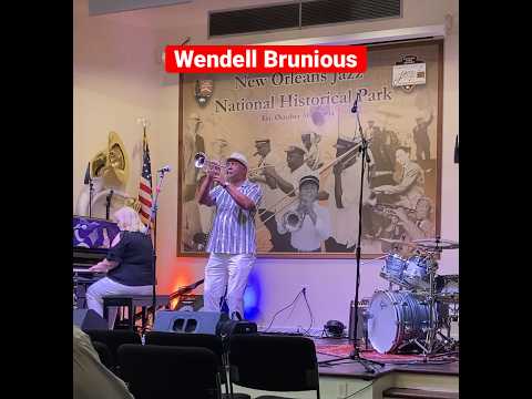 Enjoying A Little Jazz By Legendary Performer Wendell Brunious #jazz #music #shorts