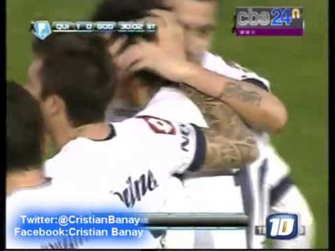 Quilmes 1 Godoy Cruz 0 (Relato Sebastian Dalli ) Torneo Inicial 2013 (8/8/2013)