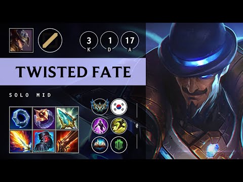 Twisted Fate Mid vs Ryze - KR Challenger Patch 25.14