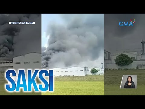 Sunog sa gusali ng isang home and construction supplier, kalahating araw nang inaapula Saksi