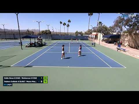 Alba Pedrero Galindo/Lara Marco Mas v Somer Dalla-Bona/Sarka Richterova - SJSU v CSU