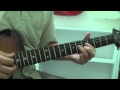 B Funk -  Guitar Solo Tutorial / Richie Kotzen