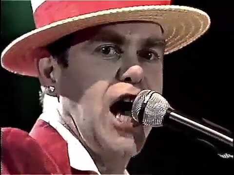 Elton John - Rock and Roll Medley (Live at Wembley Stadium 1984) HD
