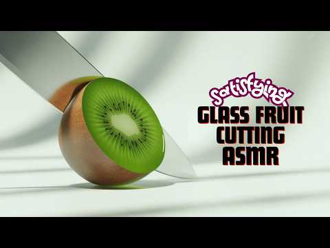 30 Minutes of Glass Fruit Cutting ASMR 🍉 | No Talking, Oddly Satisfying Sounds in 4K