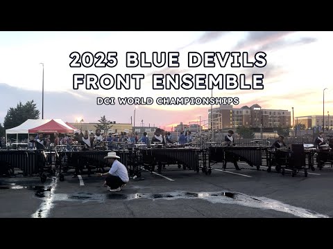 2025 Blue Devils Front Ensemble In The Lot @ DCI World Championships