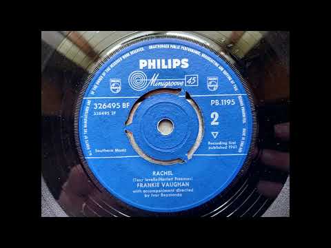 Frankie Vaughan - Rachel (1961 Philips PB.1195 a-side) Vinyl rip
