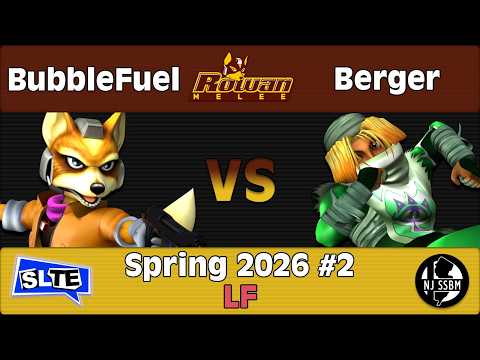 Rowan SSBM Spring 2026 #2: BubbleFuel (Fox) Vs. Berger (Sheik) - LF