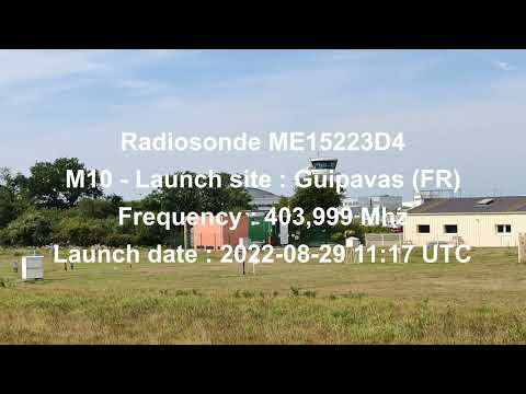 Radiosonde M10 launch from Guipavas (FR)