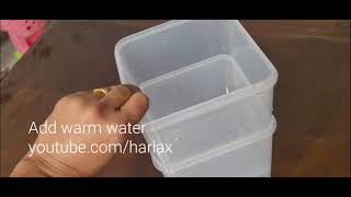 Life hack How to unstuck separate the plastic containers buckets