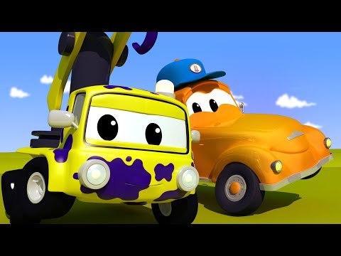Toms Autowaschanlage -  Klein Charlie - Autopolis  💧 Lastwagen Zeichentrickfilme für Kinder
