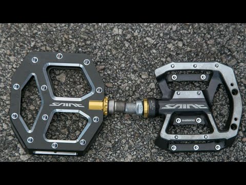 Shimano SAINT  mx80 pedal Unboxing and installation |  Downhill freeride pedals  |
