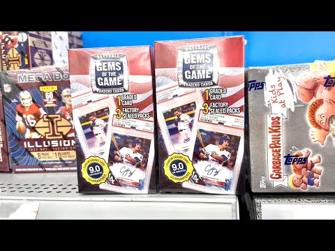 NEW RELEASE!  WALMART GEMS OF THE GAME REPACK BASEBALL CARD BOX!