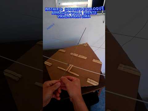 how to make a 55cm kite part 2