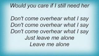Alice In Chains - Leave Me Alone Lyrics