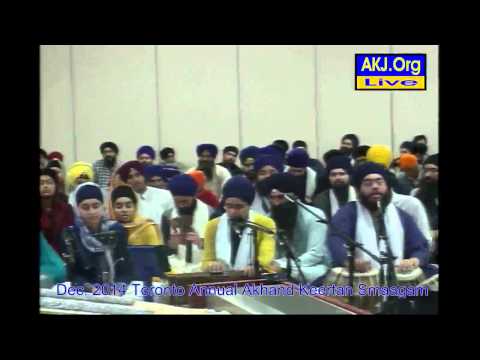 088 Toronto Dec. 2014 Smaagam - Raensabaayee Keertan - B. Saaheb Kaur Jee