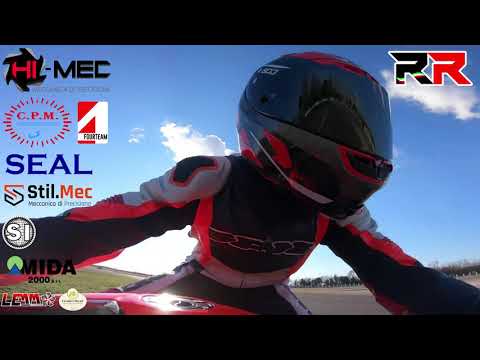 Winter training - Pomposa circuit R6 on board