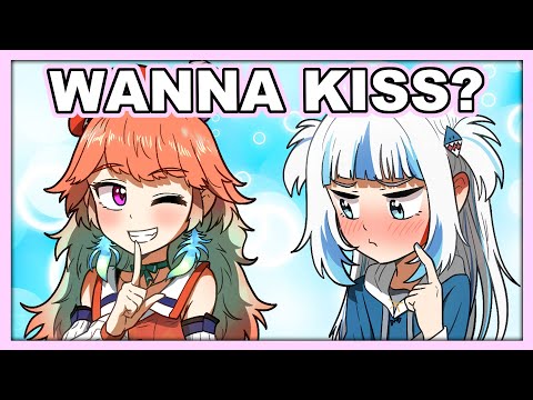 Kiara threatened to kiss Gura IRL...