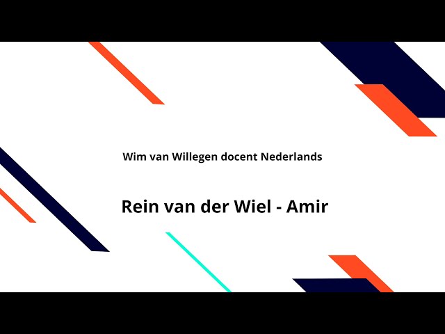 Exploring Identity and Loyalty in Rein van der Wiel's 'Amir' | Magica