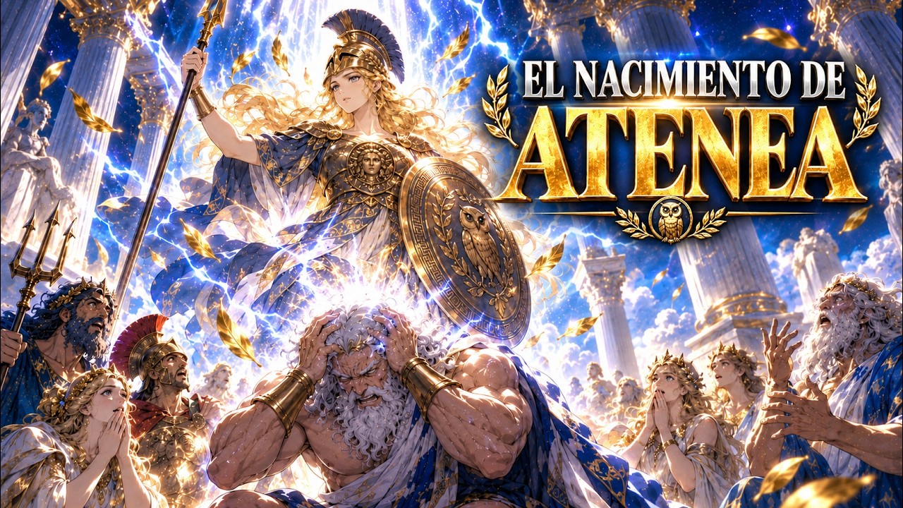 El Extraño Nacimiento de Atenea: La Hija Más Poderosa de Zeus