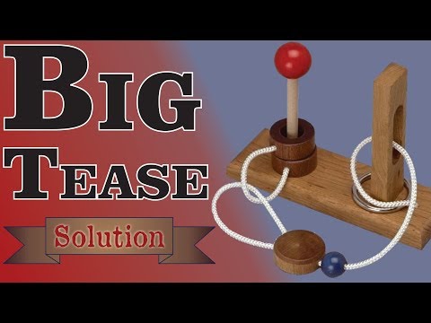 Solution for The Big Tease from Puzzle Master Wood Puzzles