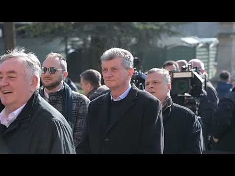 Sprovod Miroslava Ćire Blaževića na groblju Mirogoj