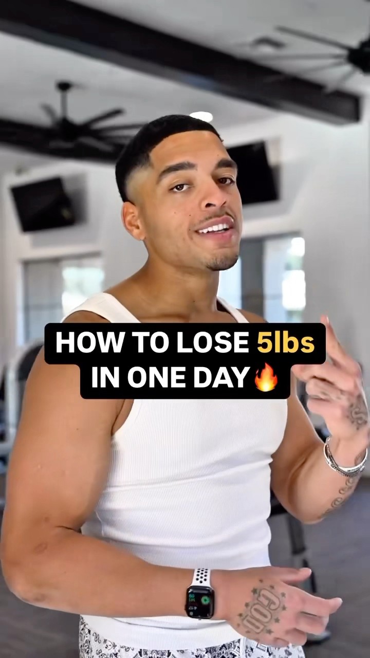How to lose 5lbs in 1 Day✅