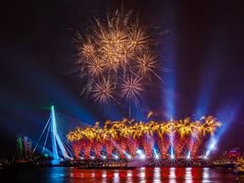Het nationale vuurwerk 2016 ROTTERDAM - Oud en Nieuw - Vuurwerkshow - RTL 4 5 7