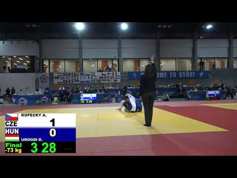 2019 Gyor Final 73 kg Kopecký Adam CZE vs  Urogdi Dominik HUN