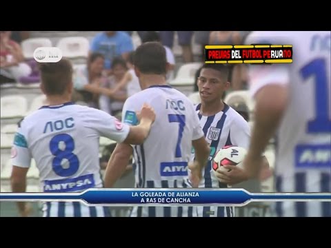 A Ras de cancha Alianza Lima vs Juan Aurich 7-2 en Futbol en america 12/03/2017
