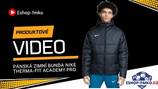 Pánská zimní bunda Nike Therma-Fit Academy Pro černá