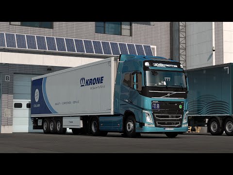 ETS2 1.39 - ProMods 2.51 - Volvo FH 460 - Trip: Aalborg - Szczecin