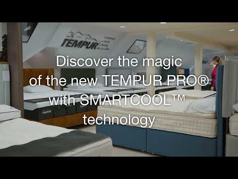 New TEMPUR PRO®️ SMARTCOOL™️ display