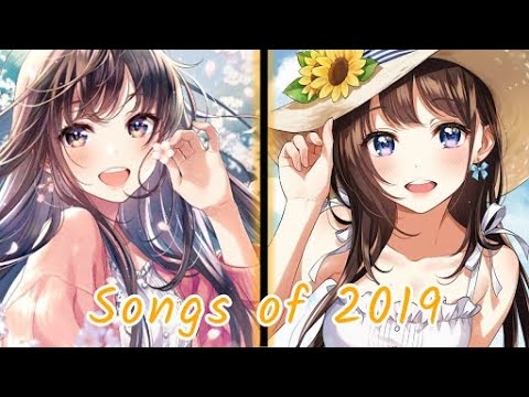 Nightcore (lyrics) - Top Hits of 2019 in 4 Minutes, By Madilyn [switching vocals]