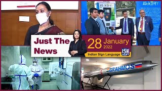 28 Jan 2022 : Just The News | Faye D’Souza | ISH News | ISL
