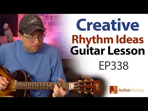 Creative Rhythm Ideas for Guitar - Rhythm Fill Licks and a Simple Blues Lead - Guitar Lesson - EP338