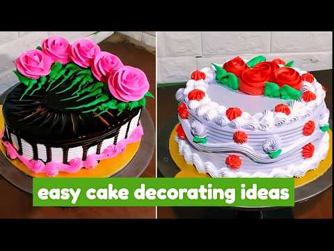 I Tried 5 Cake Design Methods and Here's What Happened | best cake decxorating ideas for biggners
