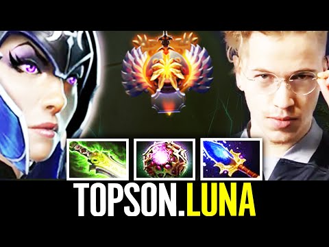 TOPSON Luna [FULL GAMEPLAY] - Pro Midlane Guide | Dota 2 IMMORTAL GAMEPLAY