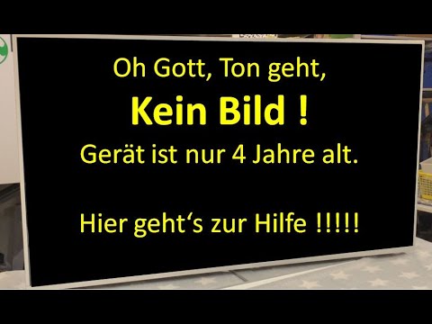 Anleitung Reparatur Philips Smart TV Fernseher 55PUS7304/12 -kein Bild Hintergrundbeleuchtung defekt