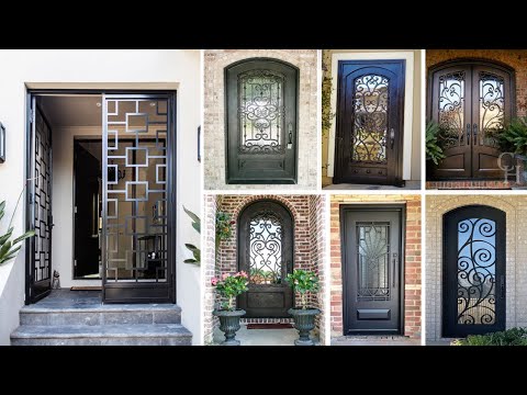 90+ Amazing Metal Door Ideas to Added for Your Home / Steel, Iron, door design || safety door