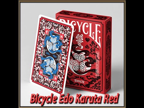 Voir la vidéo Bicycle Edo Karuta Rouge