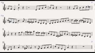 Turnpike - Clifford Brown Solo Transcription