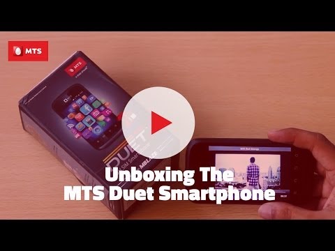 Unboxing the MTS Duet Smartphone