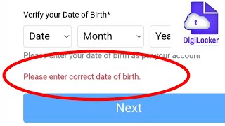 Digi Locker Fix Please enter correct date Of birth for Forgot Pin in DigiLocker App