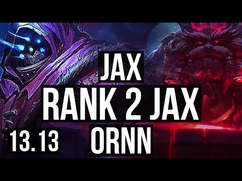 JAX vs ORNN (TOP) | Rank 2 Jax, 5/2/6, Rank 16 | NA Challenger | 13.13