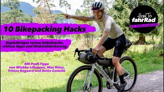 10 Bikepacking Hacks: Platz sparen, Taschen für Carbon und Technik, die das Leben leichter macht!