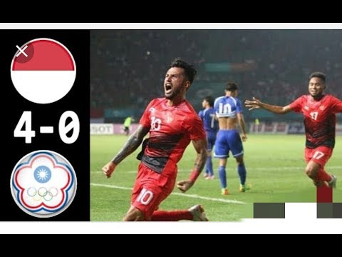 INDONESIA u-23 vs China Taipei u-23 (4-0) Highlight ASIAN GAMES 2018