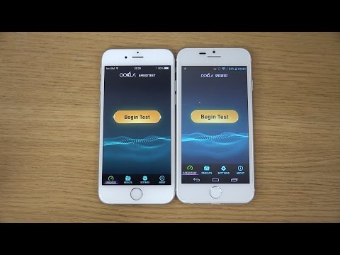 iPhone 6 vs. Goophone I6 - Internet Speed Test (4K)