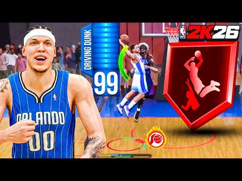 2016 AARON GORDON BUILD + 99 DRIVING DUNK is UNSTOPPABLE on NBA 2K26! INSANE CONTACT DUNKS