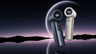 جيسو لايف مروحة تربو محمولة باليد مروحة شخصية صغيرة قابلة للتعديل 100 سرعة رمادي